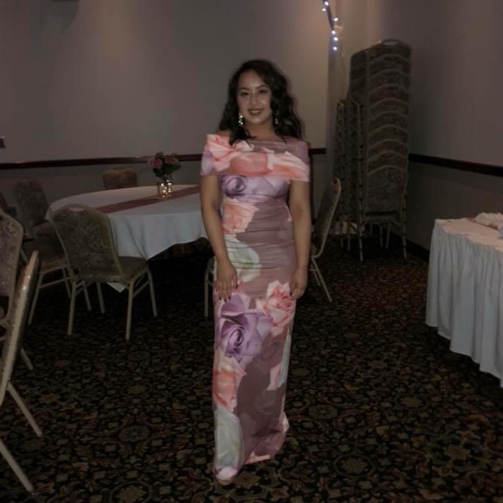 Off the Shoulder Maxi Dress